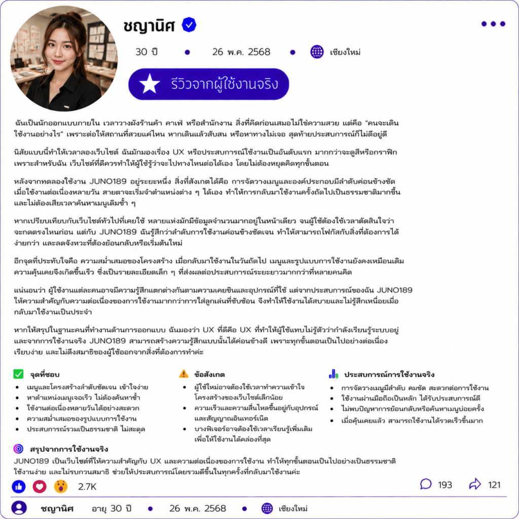 ชญานิศ อายุ 30 ปี